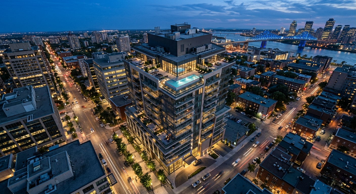 Prestigious residential development with waterfront view